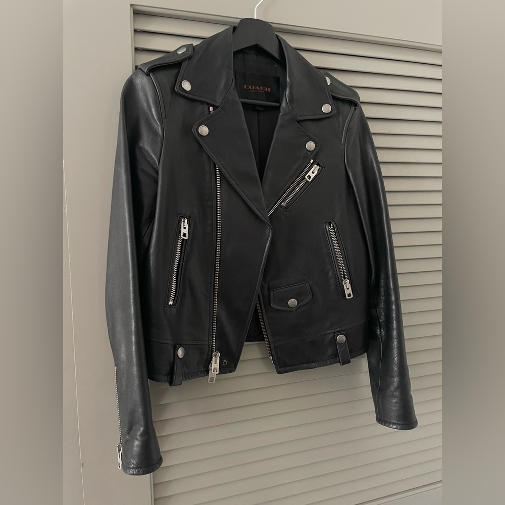 Coach leather jacket